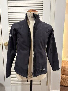 Marmot Women's Softshell Jacket Black Full Zip